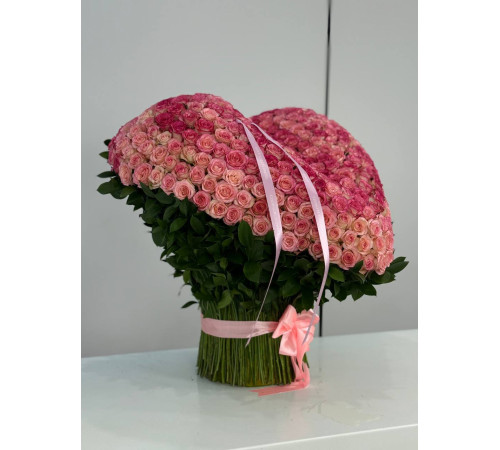 Малиновый закат, 501 роза в сердце