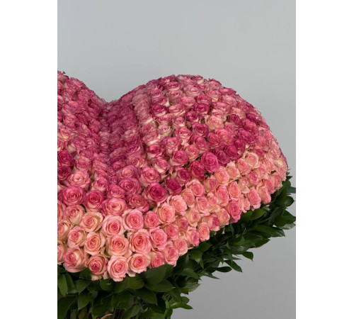 Малиновый закат, 501 роза в сердце