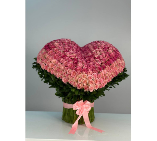 Малиновый закат, 501 роза в сердце