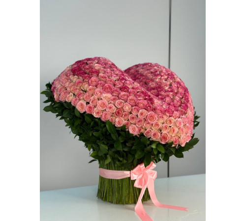 Малиновый закат, 501 роза в сердце