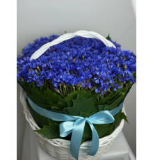 Корзинка васильков