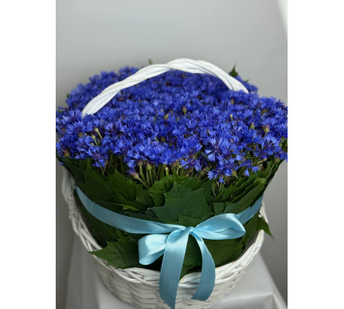 Корзинка васильков